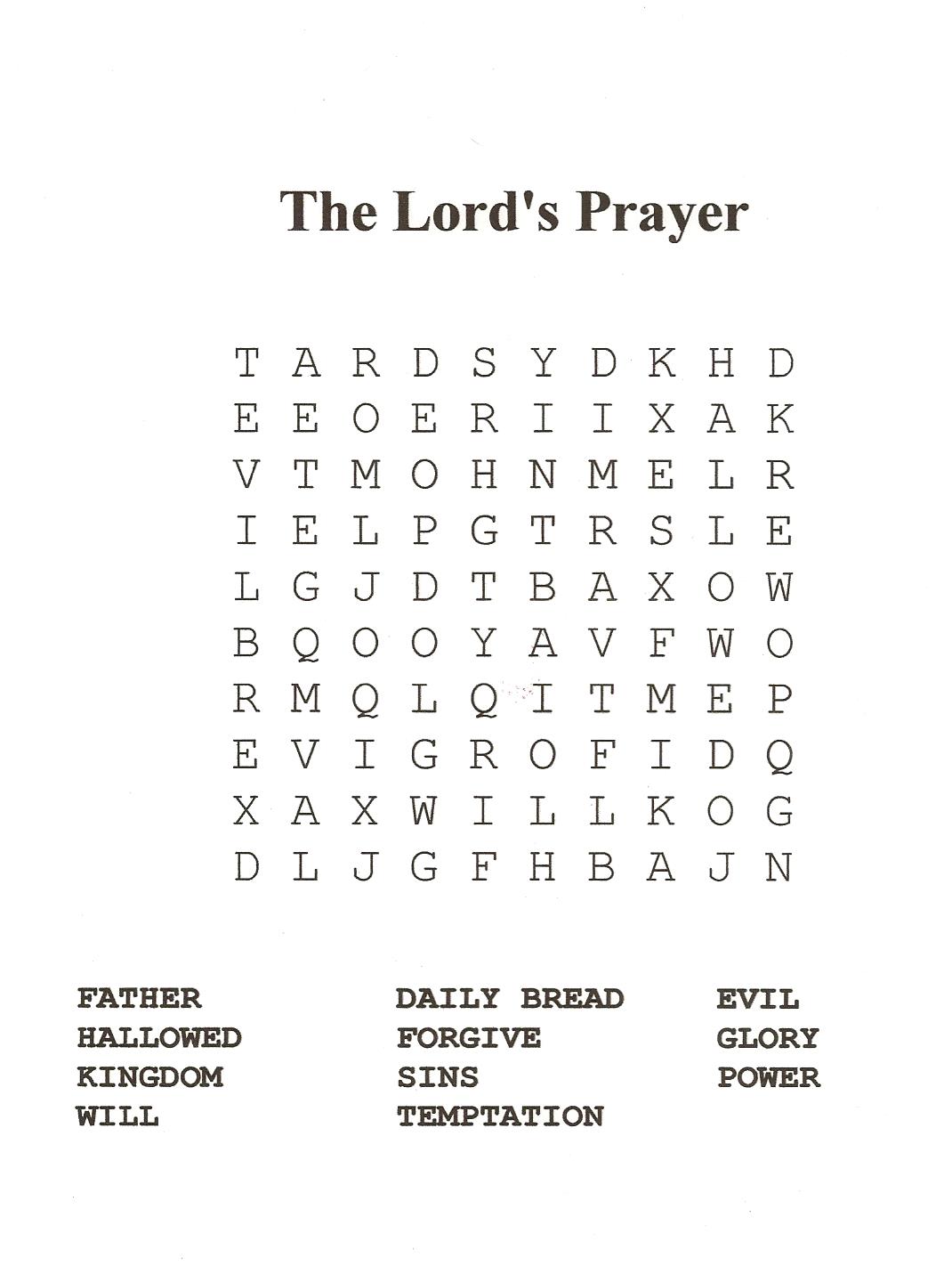 Prayer memorization